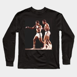 Muhammad Ali Fade Training Long Sleeve T-Shirt